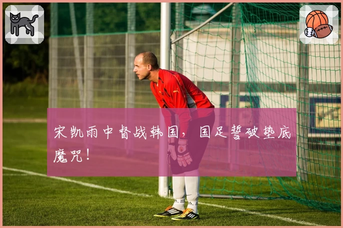 宋凯雨中督战韩国,国足誓破垫底魔咒!